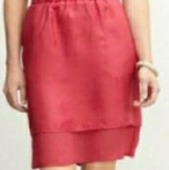 Banana Republic Pink Silk Layered Dress - Picture 2 of 16